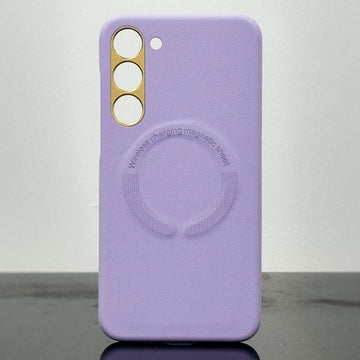 Husa Kraft pentru Samsung S23 S911, Samsung S23 S911, MagCase, Piele ecologica - Lila