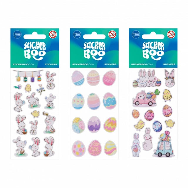 Abtibilduri - motive Paste, set 12-14 buc, Sticker Boo, 534605