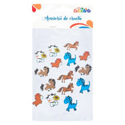 Accesorii creatie - animale diverse fetru, autoadezive, set 30 buc, Colorarte, MTCR-EA094