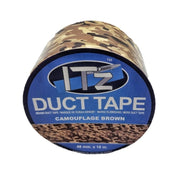 Banda adeziva decorativa, 48mm x 10m, ITZ DucTape 12, Camouflage Broown 02124