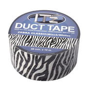 Banda adeziva decorativa, 48mm x 10m, ITZ DucTape 21, Zebra Clasic Black/White 02216