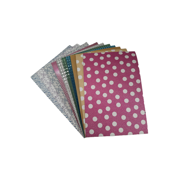 Carton A4, 220g, cu sclipici, diverse modele, set 10 coli, Colorarte