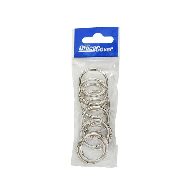 Accesorii creatie - inele metal, 14mm, set 10 buc, Colorarte