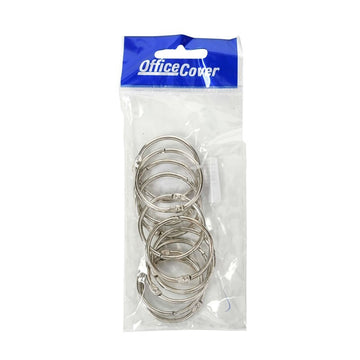 Accesorii creatie - inele metal, 25mm, set 10 buc, Colorarte
