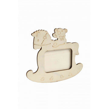 Accesorii creatie - lemn - rama foto calut, Colorarte, W001044
