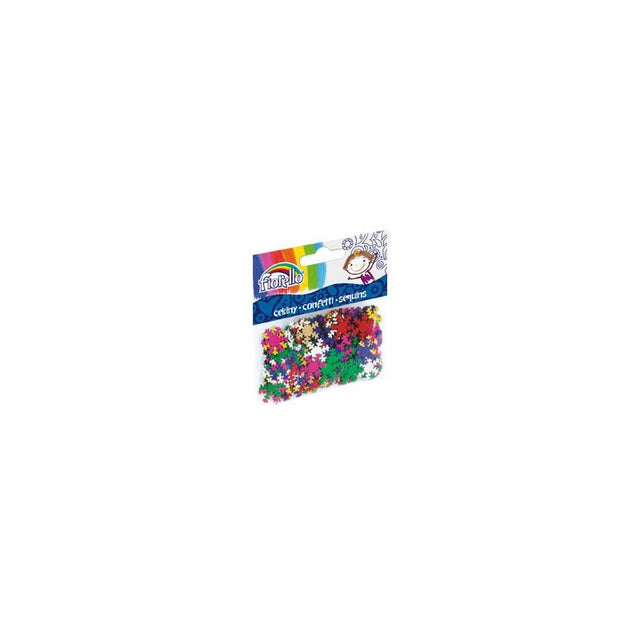 Accesorii creatie - confetti, 18x18mm, fulgi de nea, Fiorello, GR-K142 / 170-2265