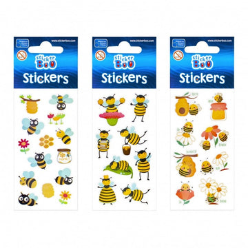 Abtibilduri - albinute, set 8 buc, Sticker Boo, 483492