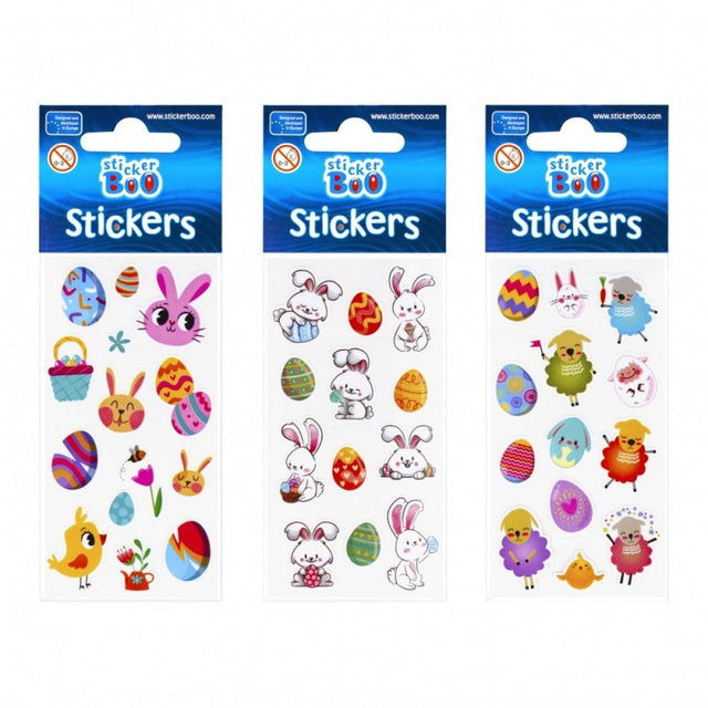 Abtibilduri - motive Paste, set 12-14 buc, Sticker Boo, 489557