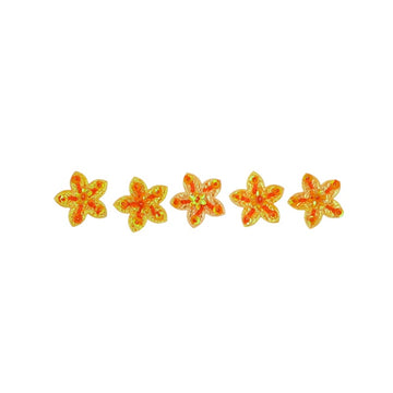 Accesorii creatie - textil, floare galbena, set 6 buc, Colorarte