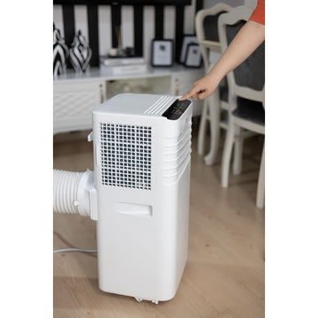 Aer conditionat portabil Zilan ZLN7101, 9000 BTU, 3 in 1, racire 16°C, dezumidificare, ventilatie, Timer 24h, filtru lavabil, alb