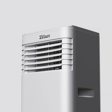 Aer conditionat portabil Zilan ZLN7101, 9000 BTU, 3 in 1, racire 16°C, dezumidificare, ventilatie, Timer 24h, filtru lavabil, alb