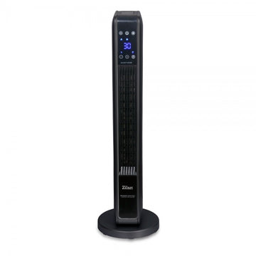 Aeroterma ceramica turn Zilan ZLN2076 negru 2200W, LED, telecomanda