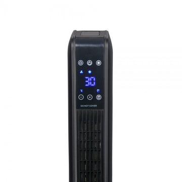 Aeroterma ceramica turn Zilan ZLN2076 negru 2200W, LED, telecomanda