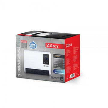 Aeroterma de perete Zilan ZLN2083 alba 2000W, LED, programare