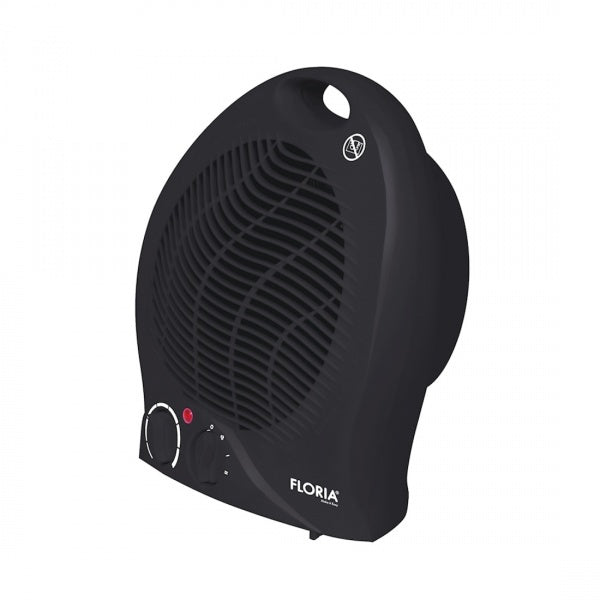 Aeroterma Floria ZLN6172 2000W, 2 trepte, termostat reglabil, negru