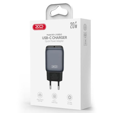 Incarcator Retea XO L153, PD20W, 1xUSB-C, FastCharge - Negru