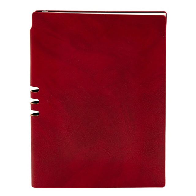 Agenda A5 nedatata CNX 229-25, coperta imitatie piele rosie