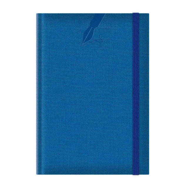 Agenda A5 nedatata Colere EJ-1505, 224 pagini, cu elastic, albastru royal