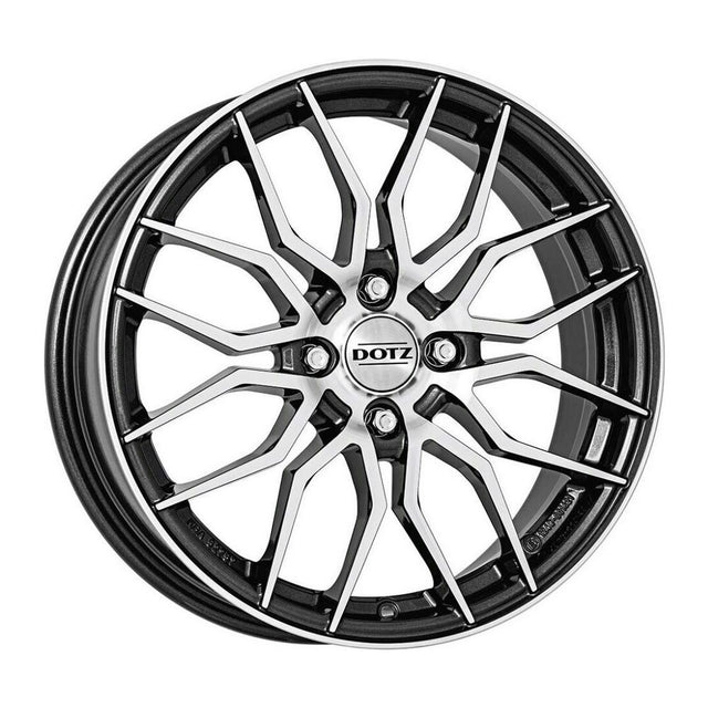 Janta aliaj DOTZ LimeRock dark Gunmetal/polished 6.5x16 4x100 ET45 CB60.1