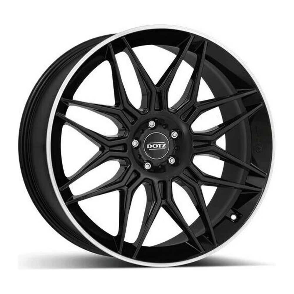Janta aliaj DOTZ LongBeach dark Black/polished lip 10x20 5x112 ET22 CB66.6