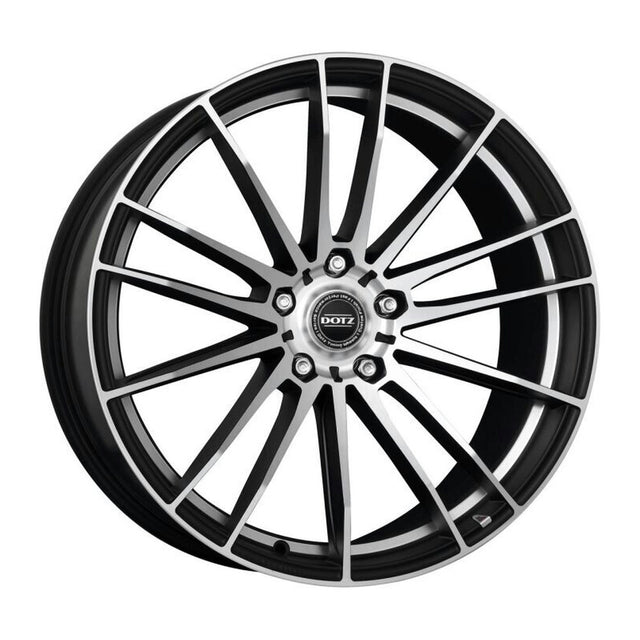 Janta aliaj DOTZ Fast Fifteen Black matt/polished 8.5x20 5x108 ET35 CB70.1
