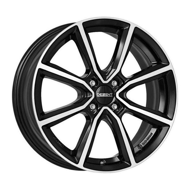 Janta aliaj DEZENT TN dark Black/polished 6.5x17 4x100 ET50 CB54.1