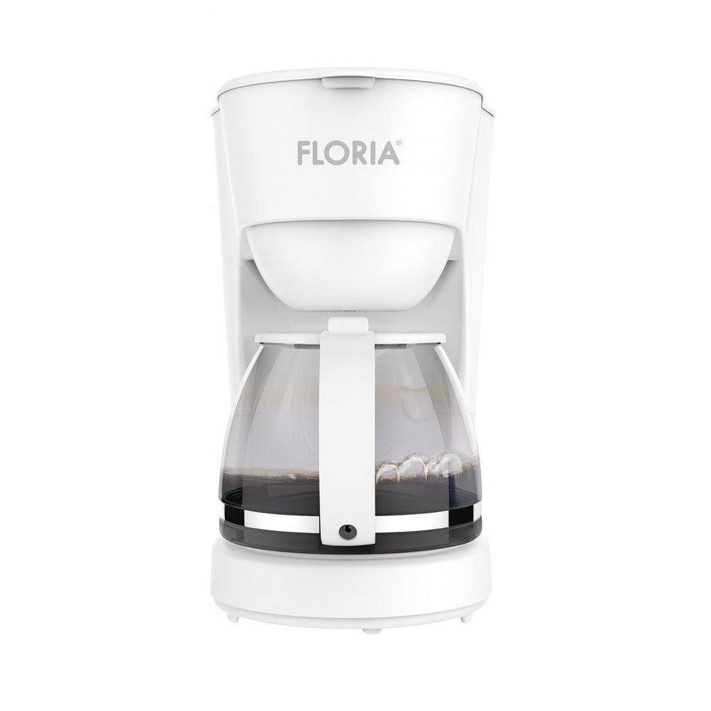 Aparat de facut cafea 600W, Floria ZLN9274, 1.2L, oprire automata, anti-picurare, alb