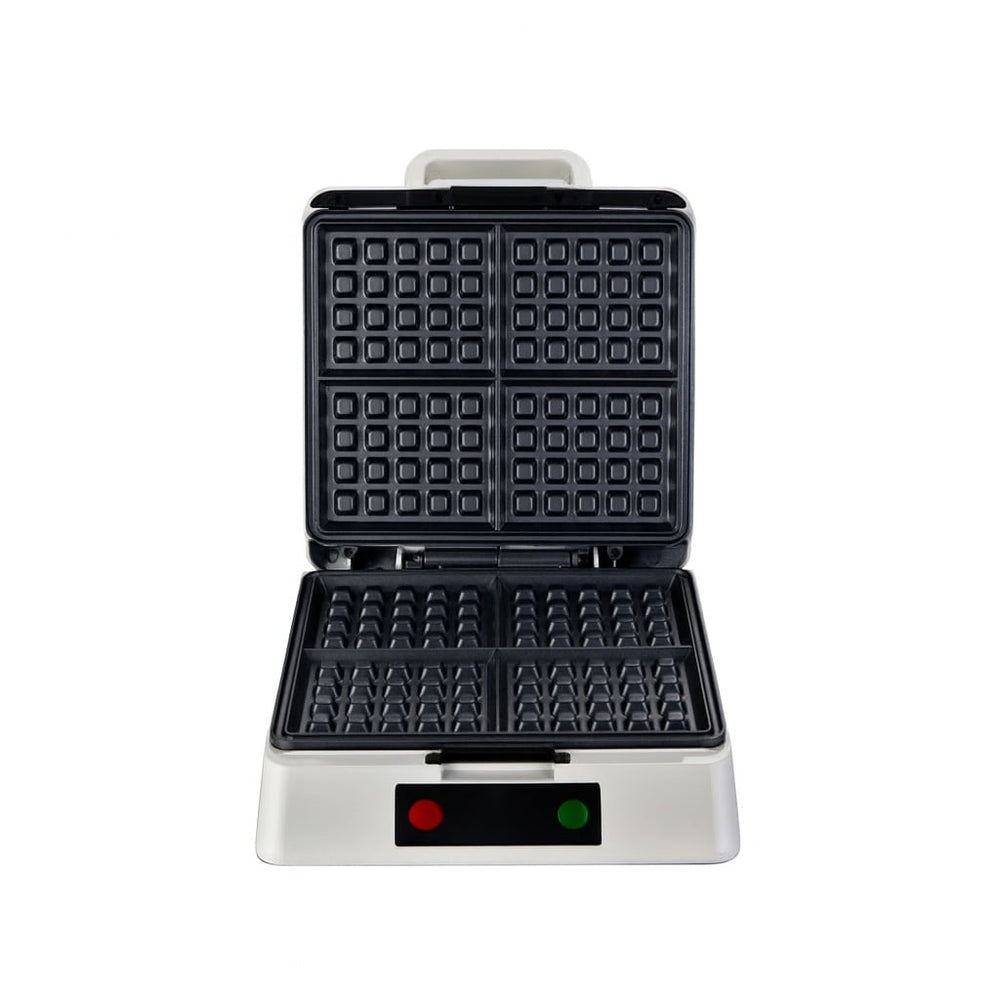 Aparat de facut gofre 1200W, Zilan ZLN2939, 4 felii, placi ceramice antiaderente, indicator LED, alb