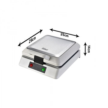 Aparat de facut gofre ZILAN ZLN2939 – 1200W, 4 felii, Indicator LED, Alb