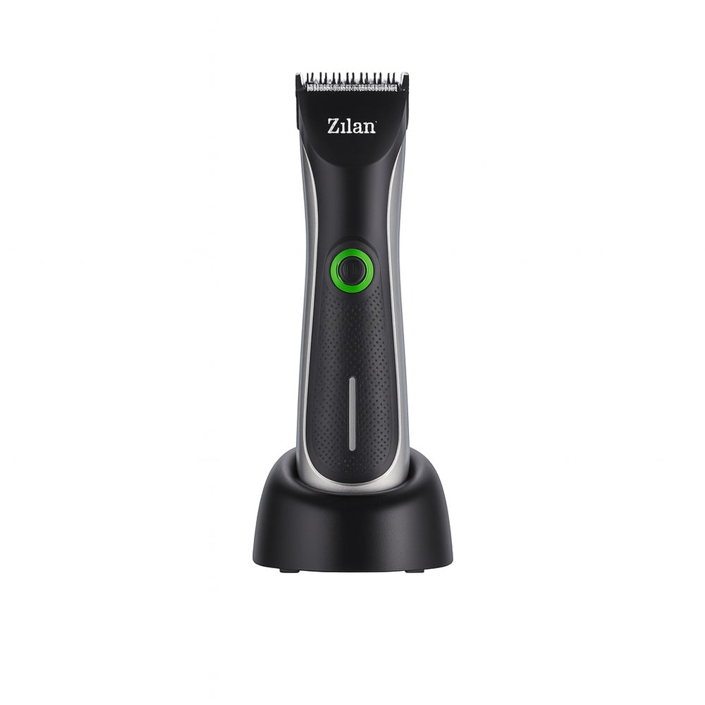 Aparat de tuns trimmer Zilan ZLN8849 Priapos, LED, IPX5, autonomie 60 min, gri-negru