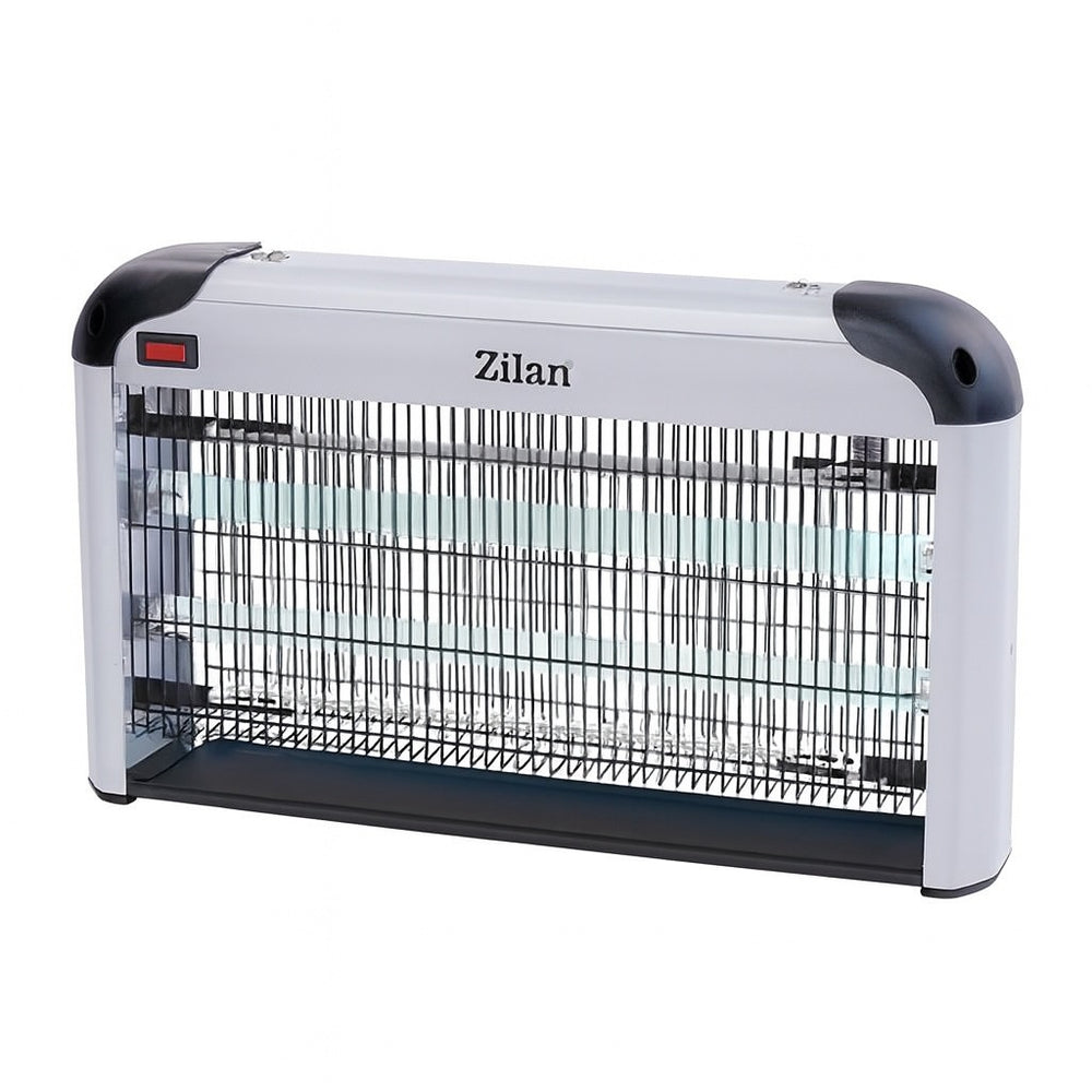 Aparat electric anti insecte Zilan ZLN7071 2 lampi UV buton pornire oprire gri