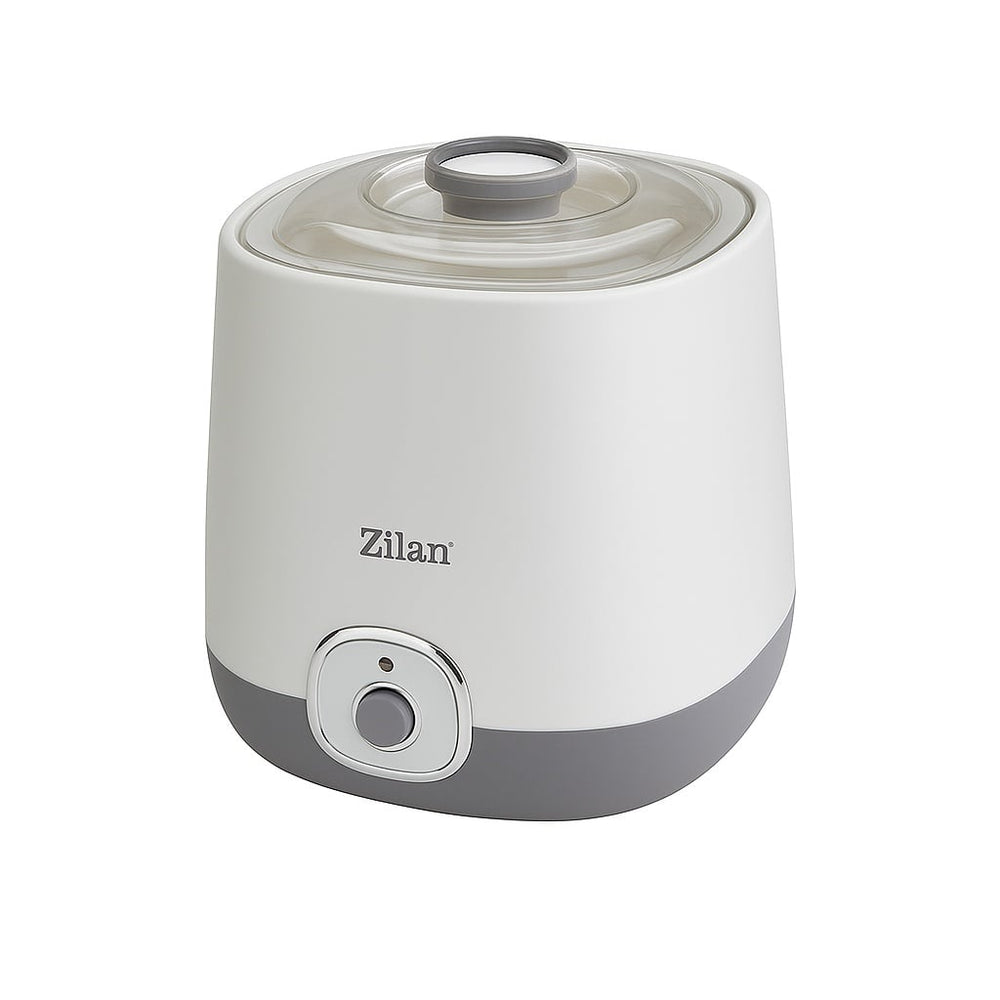 Aparat pentru facut iaurt Zilan ZLN6098, 1L, 20W, Indicator luminos, Alb