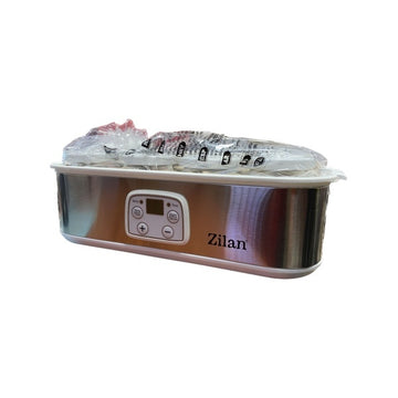 Aparat pentru facut iaurt Zilan ZLN6104 – 25W, 8 borcane sticla, afisaj LED, timer si termostat reglabil, gri