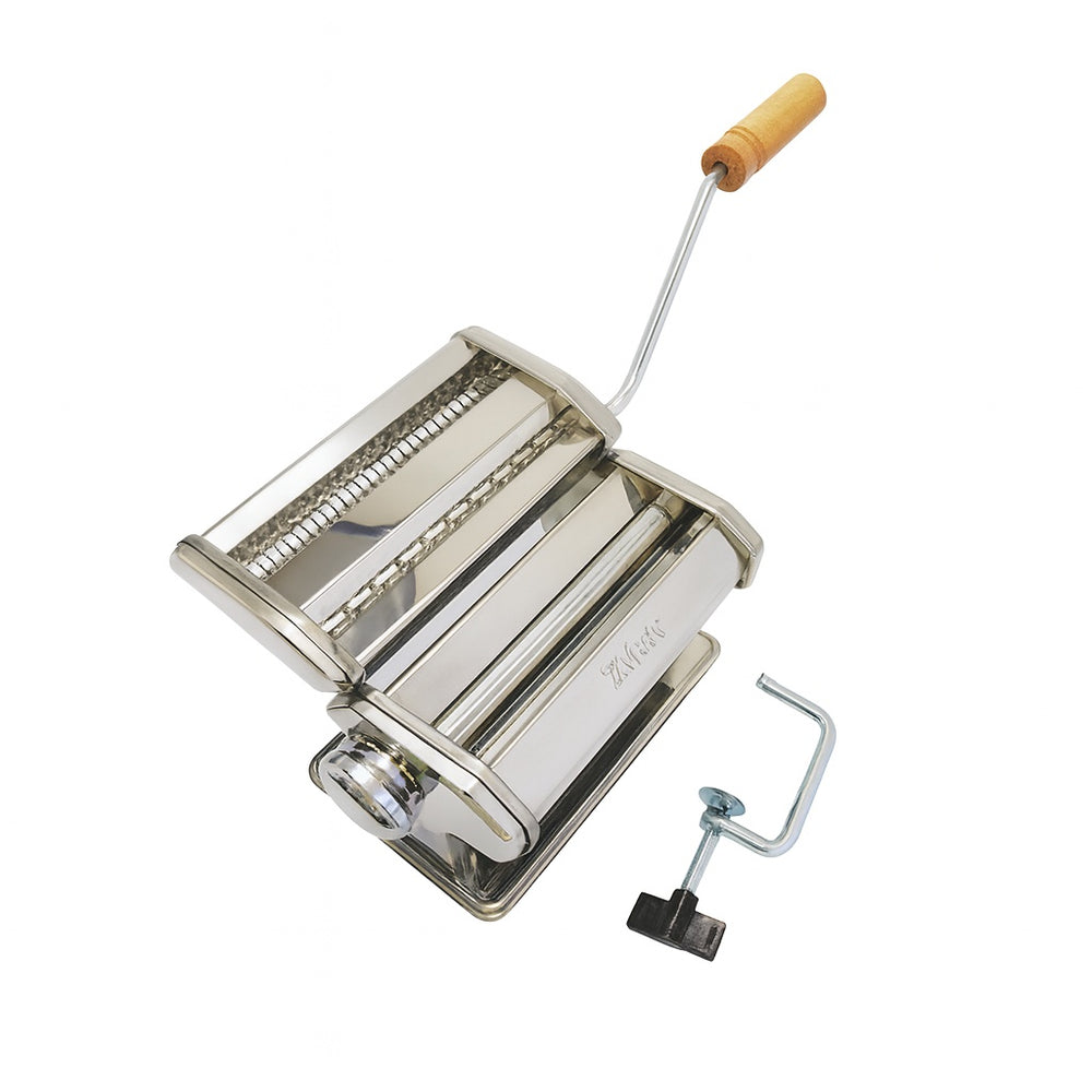 Aparat pentru paste ZILAN, forma detasabila, inox, accesoriu fixare masa, ZLN9471, argintiu