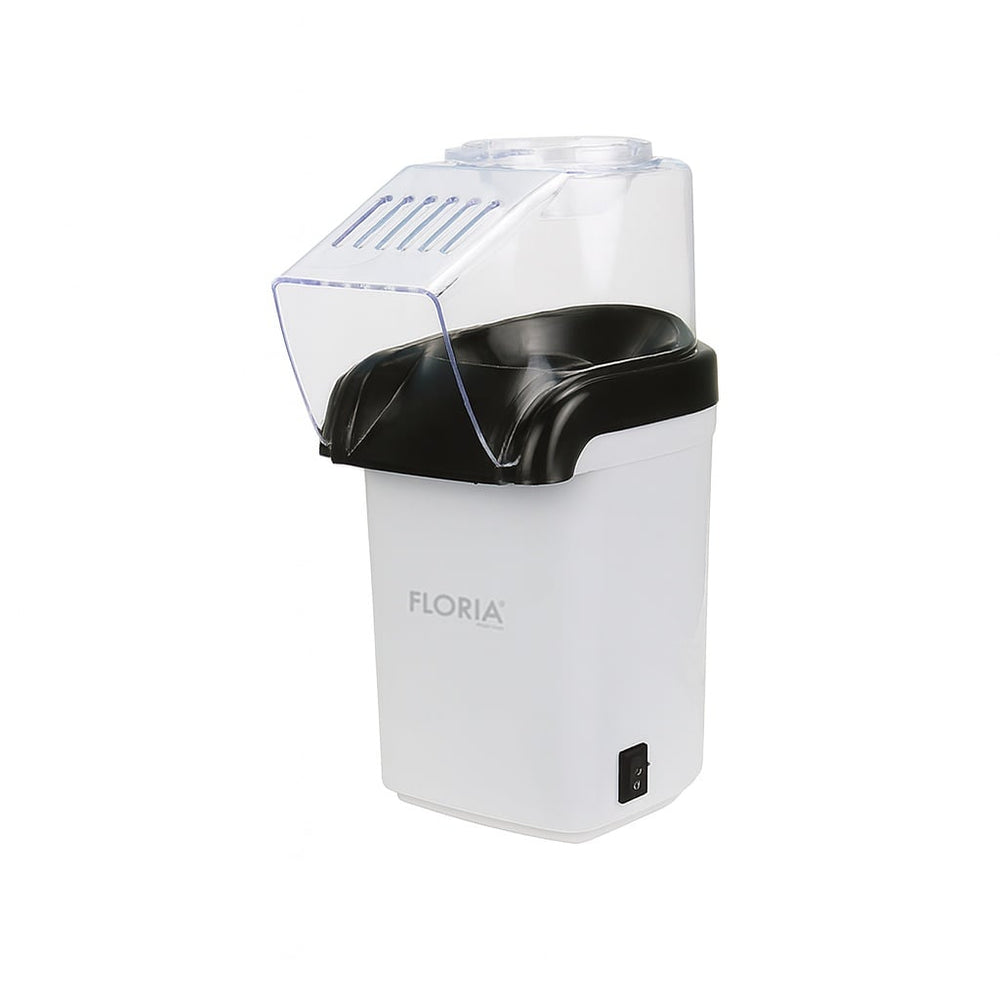 Aparat pentru popcorn 1200W, Floria ZLN9044, 60g, sistem cu aer cald, alb