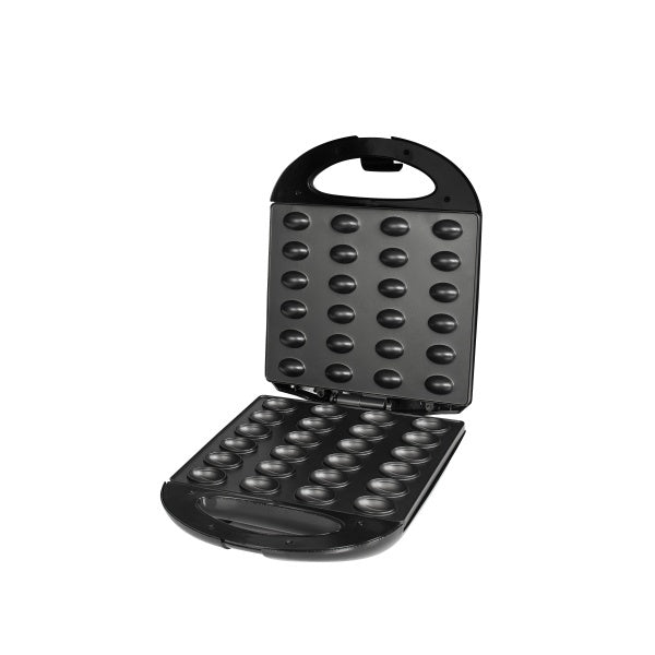 Aparat pentru preparat nuci Zilan ZLN2816, 1600W, 24 jumatati, placi neaderente, negru