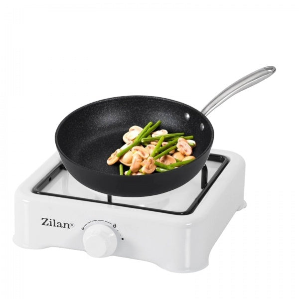 Aragaz 1 ochi Zilan ZLN-0018, alb, doar GPL butelie, compact, emailat rezistent