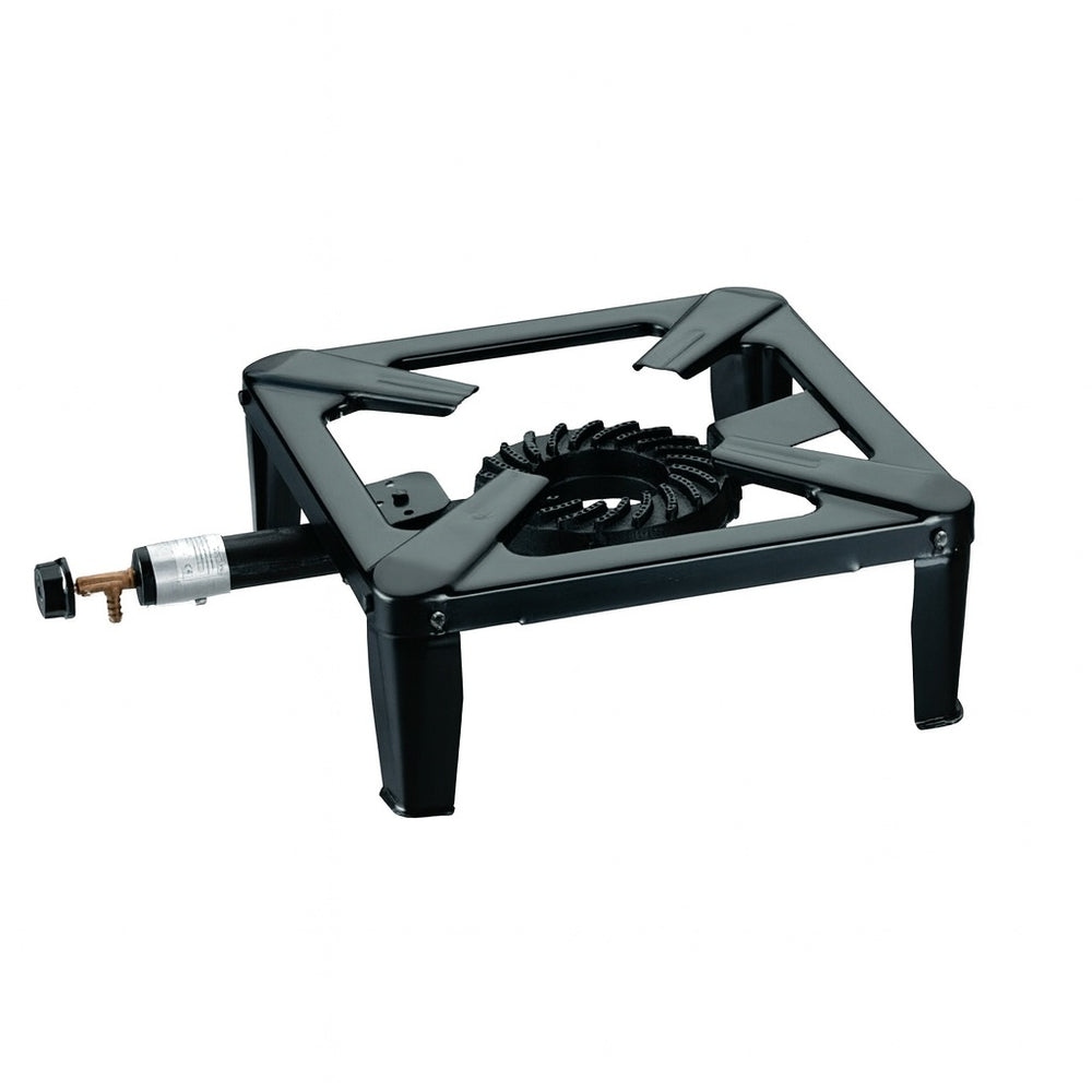 Arzator exterior patrat ZILAN, metal, 25000kcal/h, 40x40cm, ZLN6409, negru