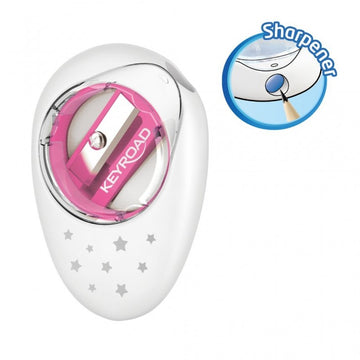 Ascutitoare simpla Keyroad Cappy KR971385, 1 orificiu, plastic, cu radiera, diverse culori