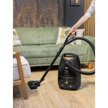 Aspirator cu sac Zilan ZLN4500 Aurum, 2400W, 5L, cupru, HEPA, afisaj digital, telecomanda, furtun 360°, silentios