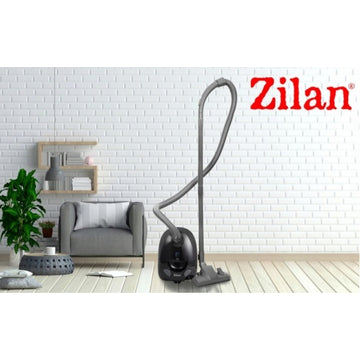 Aspirator cu sac Zilan ZLN8471, 1200W, sac textil 2L, 5 filtre, putere aspirare 200W, cablu retractabil 5m, negru