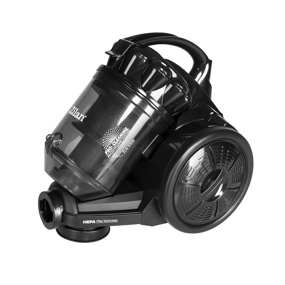 Aspirator fara sac 700W Zilan ZLN3300, filtru HEPA 13, capacitate 2.5L, control flux de aer pe maner, negru