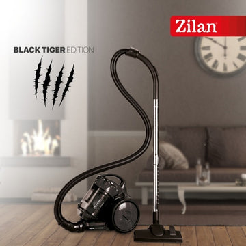 Aspirator fara sac Zilan ZLN3300, 700W, filtru HEPA 13, tehnologie ciclonica, capacitate 2.5L, control aer maner, negru