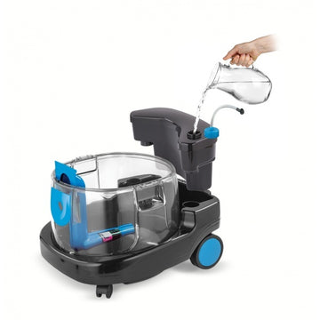 Aspirator profesional Zilan ZLN2013, 2200W, cu spalare, injectie-extractie, uscat/umed, 2 rezervoare, 8L sac, sistem Air Cleaning
