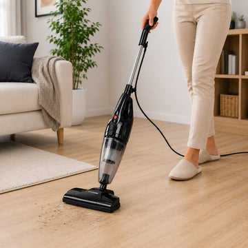 Aspirator Vertical cu Fir Lyxun LX7025 1000W 2 in 1 Filtru HEPA Negru Compact