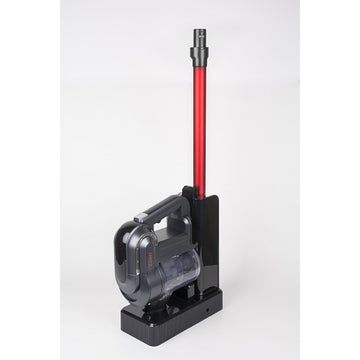 Aspirator vertical reincarcabil Zilan ZLN1099 140W filtru HEPA 0.5L negru rosu