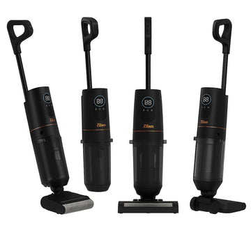 Aspirator vertical Zilan ZLN8000 Aurum, 200W, umed/uscat, HEPA, baterie 2500mAh, autonomie 40min, autocuratare, silentios