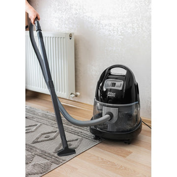 Aspirator Zilan ZLN8945, 2000W, filtrare prin apa si uscata, 8L, motor cupru, accesorii incluse, purificator aer, gri