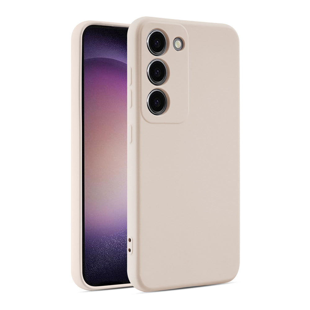 Husa Soft - Xiaomi 14, MicroFiber, TPU, Sand Cream