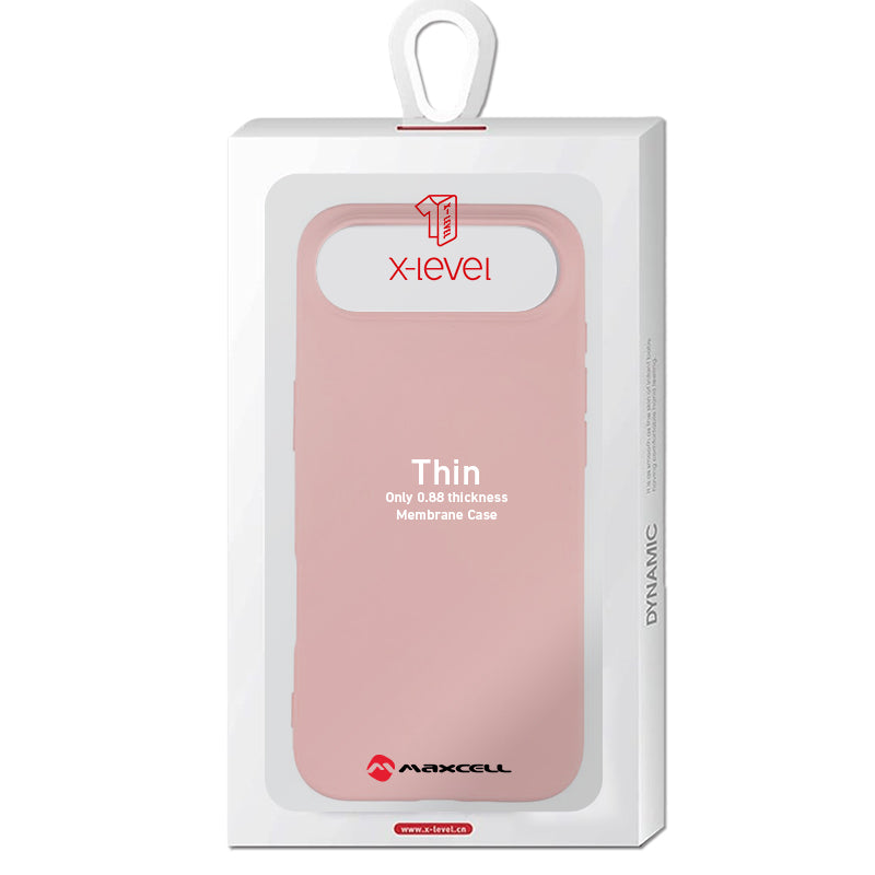 Husa X-Level Thin - iPhone 17 Air, Thin Series, SoftTouch, Pink